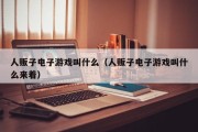 人贩子电子游戏叫什么（人贩子电子游戏叫什么来着）
