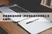 养老保险省内转移（养老保险省内转移网上怎么操作）