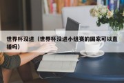 世界杯没进（世界杯没进小组赛的国家可以直播吗）